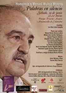 Homenaje al poeta rabanero Manuel Muñoz Moreno con el recital ‘Palabras en silencio’, el próximo 19 de junio en Argamasilla de Calatrava