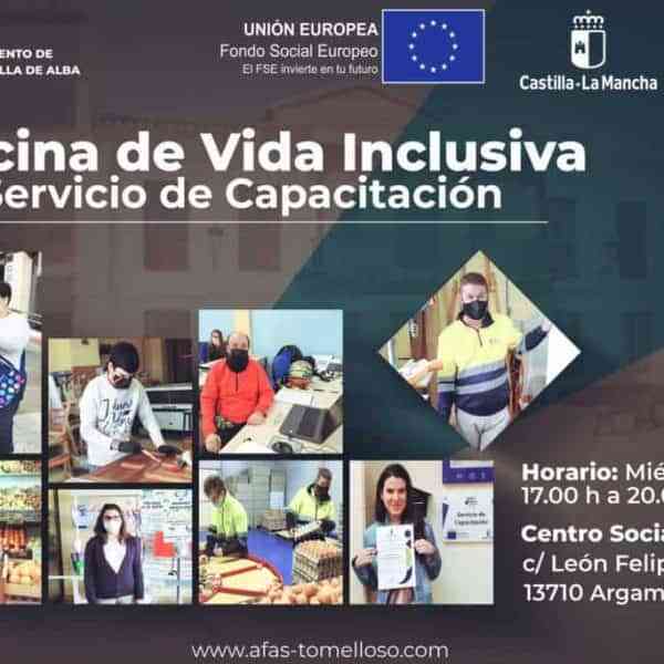 La Oficina de Vida Inclusiva comenzará a prestar servicio en Argamasilla de Alba en el mes de septiembre
