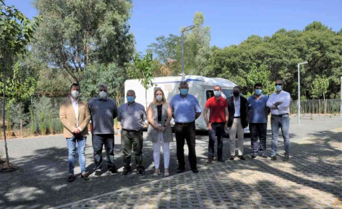 nueva area de autocaravanas en fuencaliente - Nueva área para autocaravanas en Fuencaliente en pleno parque natural de Sierra Madrona y Valle de Alcudia