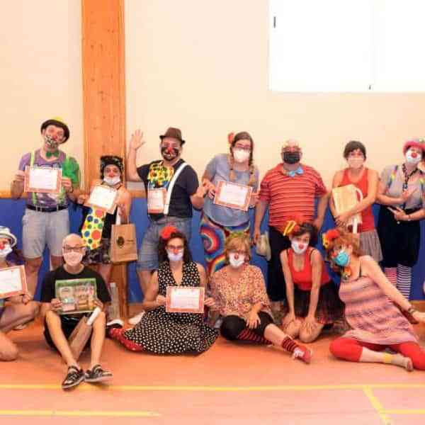 Navarro clausuró el taller de clown impartido por la Escuela de Payasos “Los hijos de Augusto”