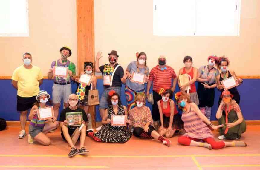 Navarro clausuró el taller de clown impartido por la Escuela de Payasos “Los hijos de Augusto”