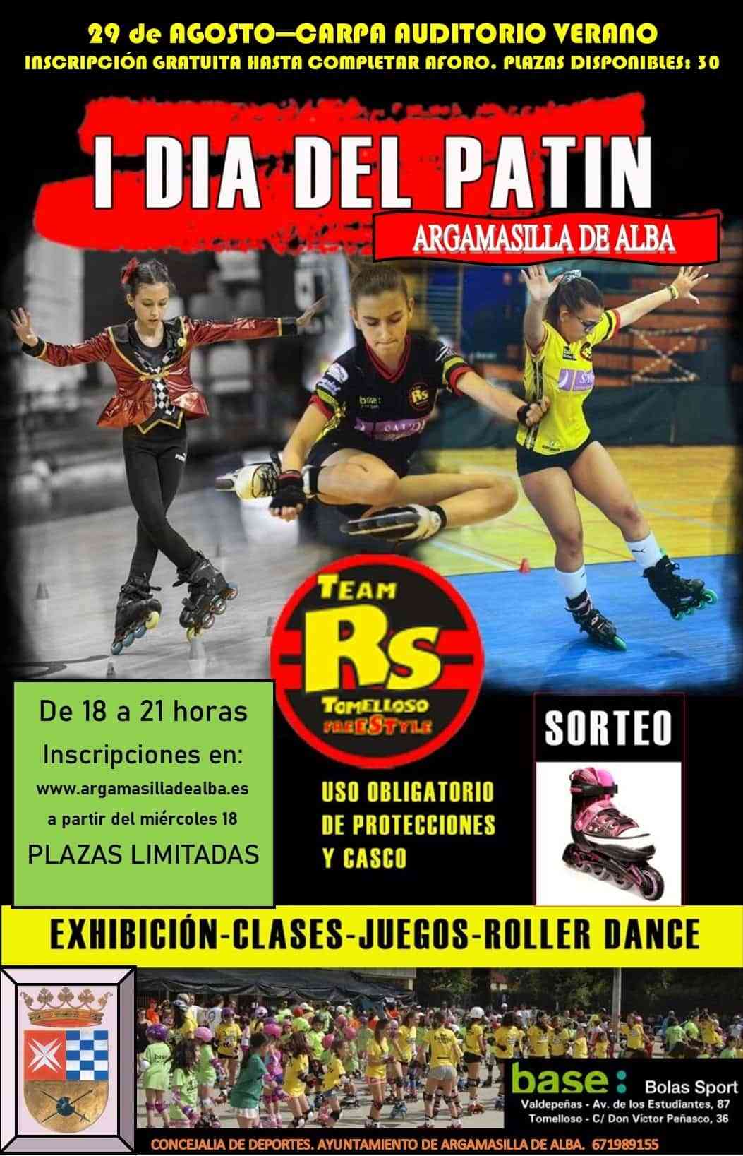 17082021 Dia del Patin AdeAlba - La Concejalía de Deportes organiza para el 29 de agosto el I Día del Patín