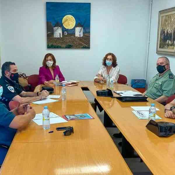 La subdelegada del Gobierno preside la Junta Local de Seguridad ante las fiestas patronales de Argamasilla de Calatrava