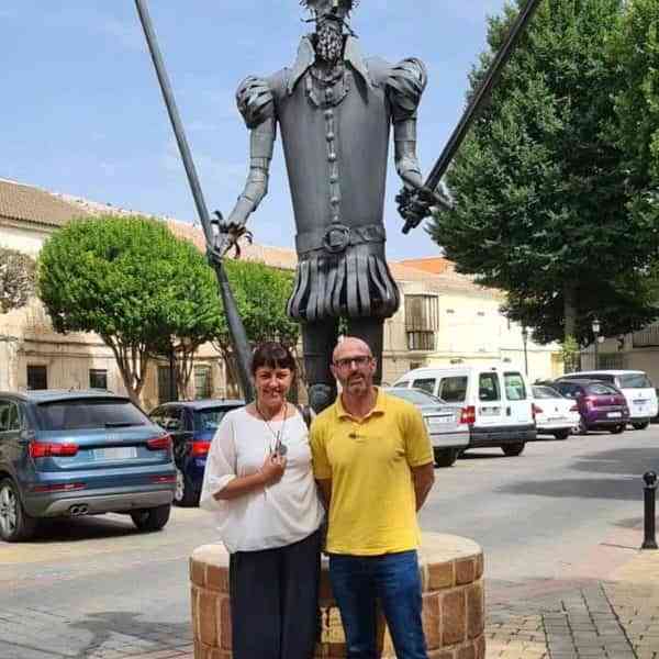 Visita de la alcaldesa de Vilanova i la Geltrú a Argamasilla de Alba