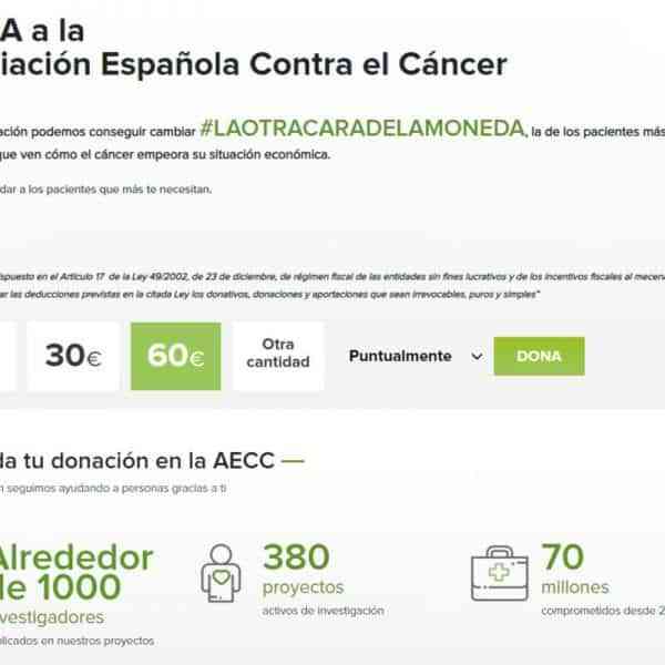 Donación de 4.000 euros para la AECC de Argamasilla de Alba