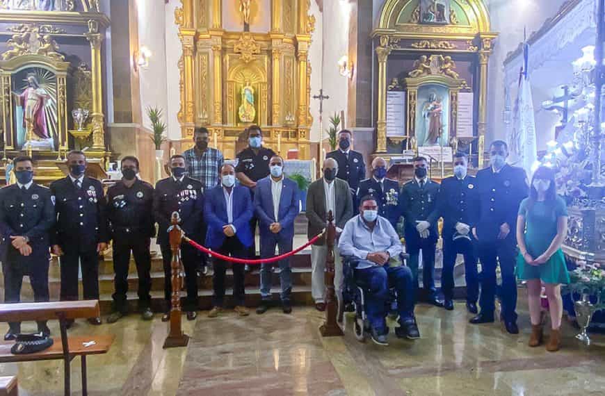 La Policía Local de Argamasilla de Calatrava celebró ayer el día de sus patronos, los Santos Ángeles Custodios