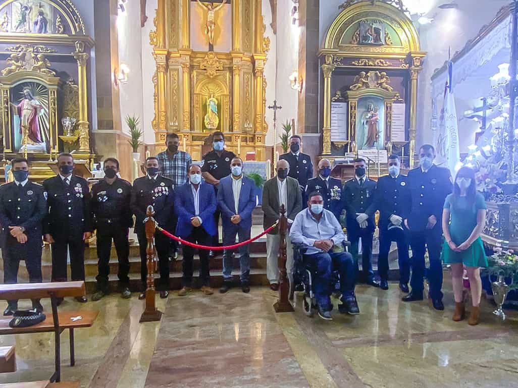 La Policía Local de Argamasilla de Calatrava celebró ayer el día de sus patronos, los Santos Ángeles Custodios 1 Autoridades civiles y agentes policiales rabaneros y de otros puntos de la comarca - La Policía Local de Argamasilla de Calatrava celebró ayer el día de sus patronos, los Santos Ángeles Custodios