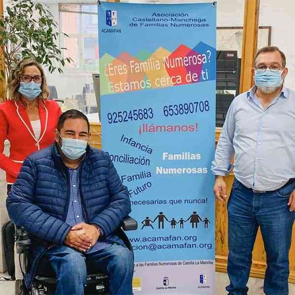 La Asociación Castellano-Manchega de Familias Numerosas traslada nuevas sugerencias de apoyo