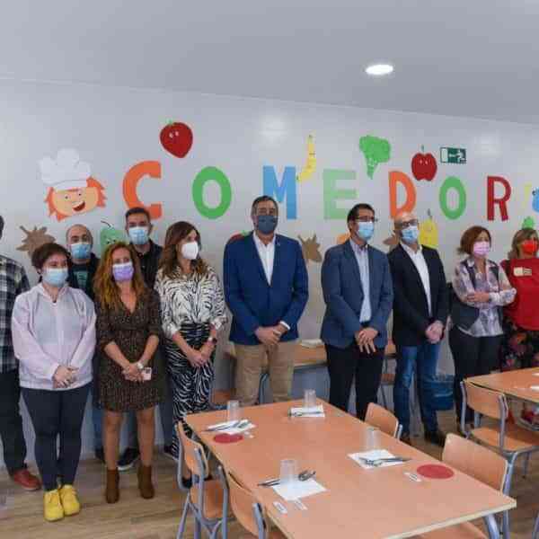 Nuevo comedor escolar en Argamasilla de Alba inauguró el presidente de la Diputación de Ciudad Real