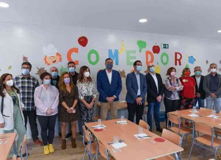 Nuevo comedor escolar en Argamasilla de Alba inauguró el presidente de la Diputación de Ciudad Real