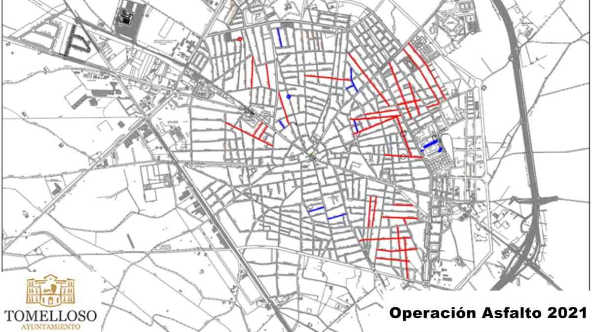 37 calles de Tomelloso incluidas en la Operación Asfalto 2021 con una inversión de un millón de euros 1 operacion asfalto 2021 tomelloso - 37 calles de Tomelloso incluidas en la Operación Asfalto 2021 con una inversión de un millón de euros