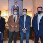 Marciano Sánchez nuevo presidente de la AECC en Ciudad Real fue recibido en el Palacio Provincial