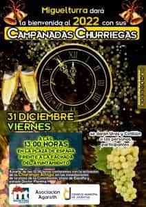 “Campanadas Churriegas” el 31 de diciembre a las 13 horas en Miguelturra