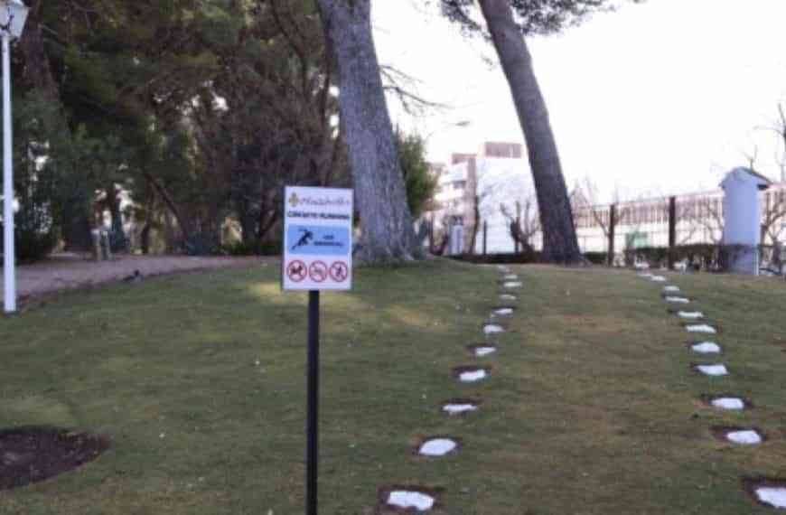 Nuevo circuito de running de 1,3 kilómetros de extensión en el parque Julián Gómez-Cambronero de Manzanares