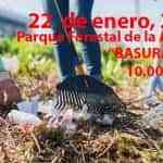 Jornada de recogida de basura y sensibilización medioambiental en el Parque Forestal de la Atalaya el 22 de enero