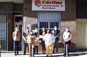 El proyecto de atención de familias de Cáritas Puertollano ha recibido una donación de 2.500 euros de Repsol