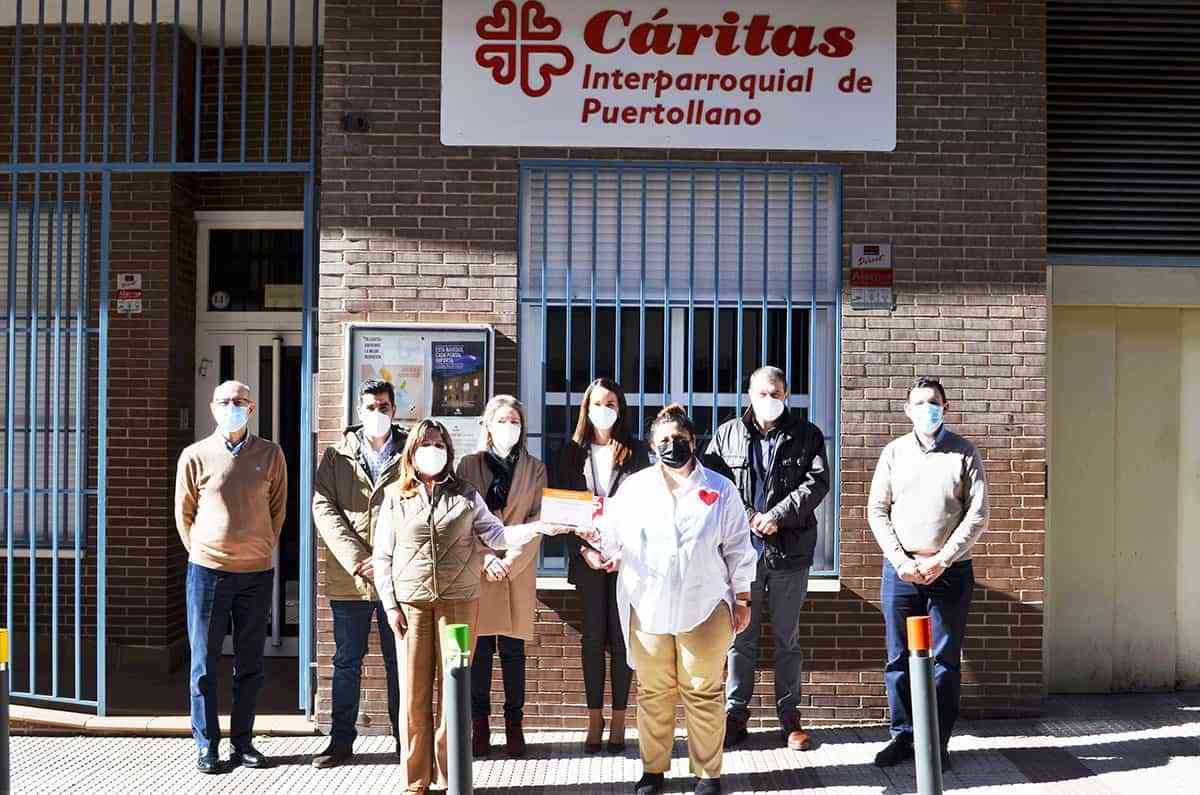 donacion repsol caritas puertollano - El proyecto de atención de familias de Cáritas Puertollano ha recibido una donación de 2.500 euros de Repsol