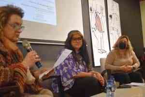 Lucía Etxebarría participó en el encuentro “De cómo luchar por la igualdad desde la palabra”en Tomelloso