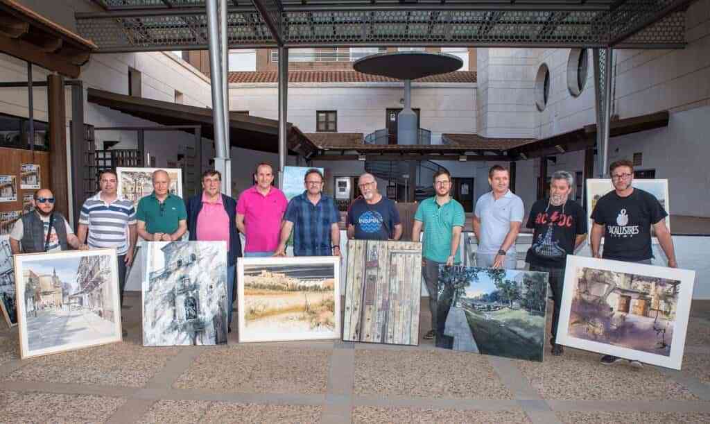 20220515 IV Certamen de pintura rapida Patrocinadores y obras AdeAlba - Miguel Carlos Montesinos gana el VIII Concurso de Pintura Rápida “El lugar de La Mancha” de Argamasilla de Alba