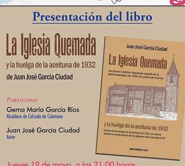 Juan José García Ciudad protagonista del primer día de la Feria del Libro de Calzada de Calatrava