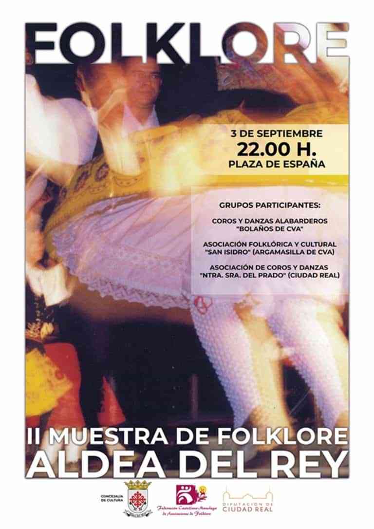Aldea del Rey se llenará de tradición musical y de baile el próximo 3 de septiembre con la celebración de la II Muestra de Folklore