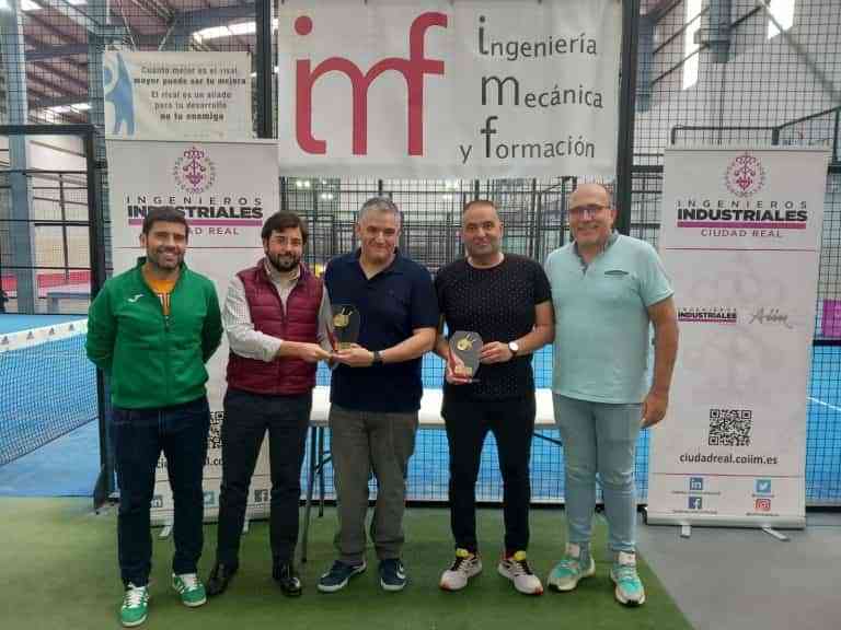 Juan David Lombardo y Fede Copé se alzan con el primer puesto del Torneo de Pádel Open Social del COIIM