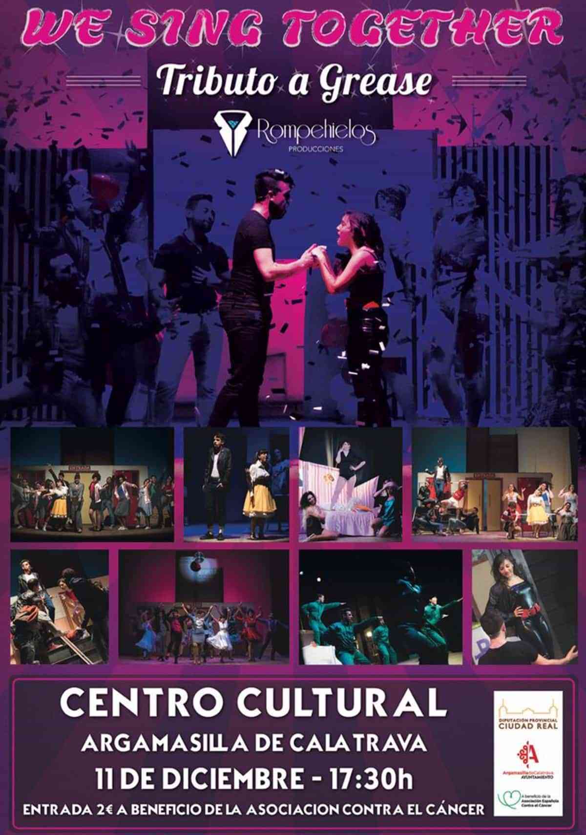 El musical tributo a 'Grease' llega este domingo a Argamasilla de Calatrava