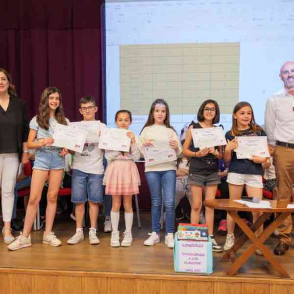 El CEIP Azorín obtiene la máxima puntuación el concurso ‘Conociendo a los clásicos’