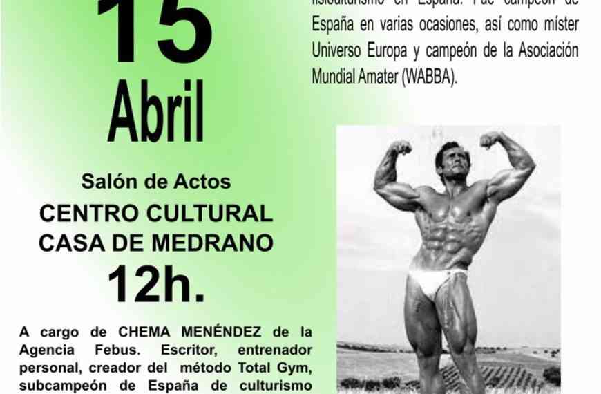 El maestro del culturismo, Salvador Ruiz, será homenajeado en Argamasilla de Alba este sábado tras ganar cinco veces el campeonato de España.