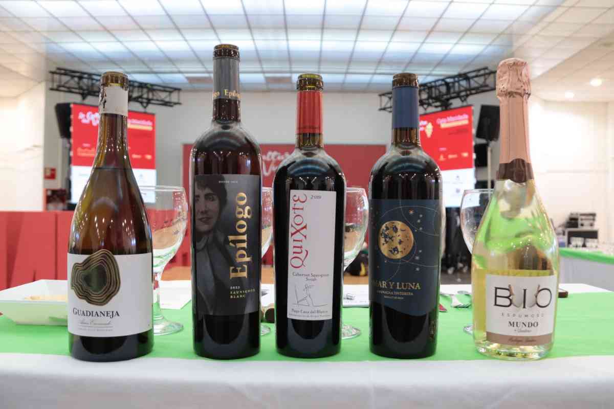vinos de las bodegas de manzanares - Vinos de 4 bodegas de Manzanares con tapas típicas en la multitudinaria cata conducida por la sumiller María José Huertas