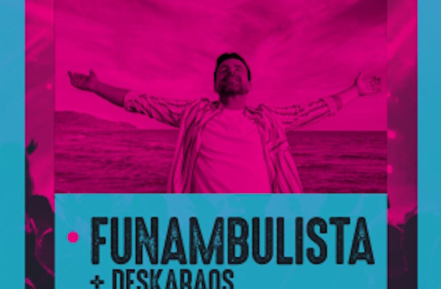 Funambulistas + Deskaraos el 8 de julio en el Castillo de Peñarroya en Argamasilla de Alba a favor de la “Brazos Abiertos”