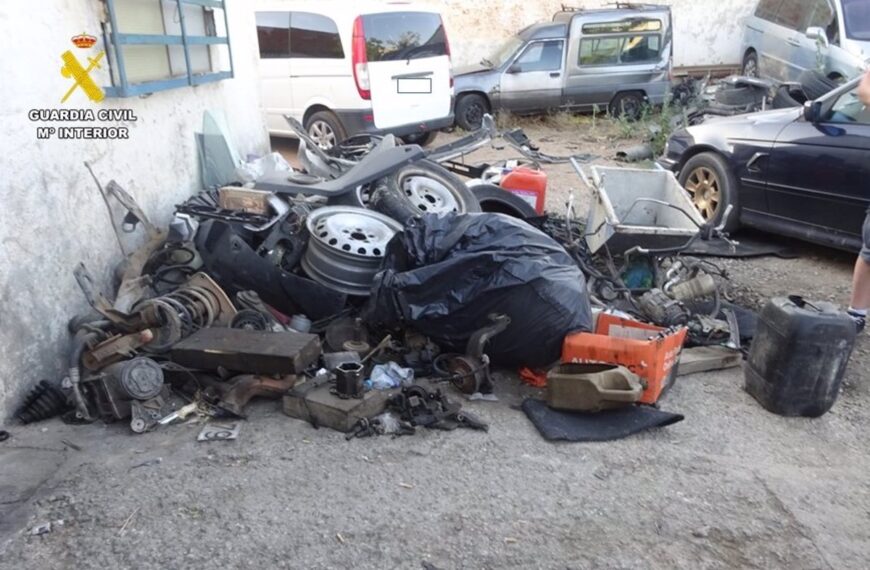 La Guardia Civil desmantela dos talleres mecánicos clandestinos en Argamasilla de Alba