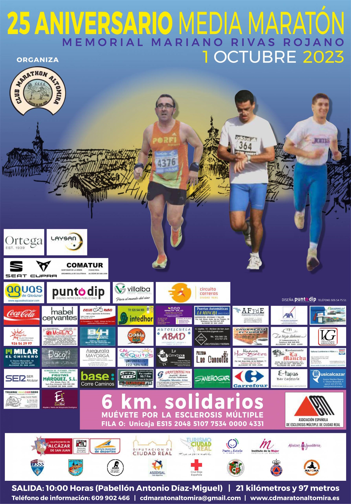 XXIV Media Maratón Alcázar de San Juan Memorial Mariano Rivas Rojano el 1 de octubre del Circuito de Carreras de Ciudad Real 2023 1 media maraton de alcazar mariano rivas 2023 - XXIV Media Maratón Alcázar de San Juan Memorial Mariano Rivas Rojano el 1 de octubre del Circuito de Carreras de Ciudad Real 2023