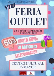 ¡No te pierdas la oportunidad de participar en la VIII Feria Outlet de Argamasilla de Calatrava! Solicita tu participación ahora