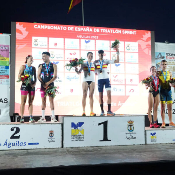 Andrés Hilario medalla de bronce en el Campeonato de España de Triatlón Sprint