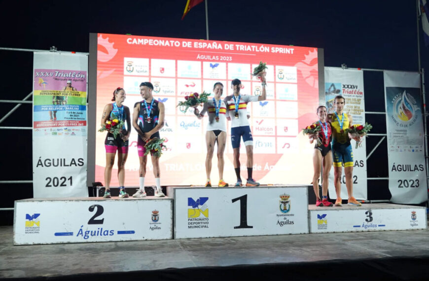 Andrés Hilario medalla de bronce en el Campeonato de España de Triatlón Sprint