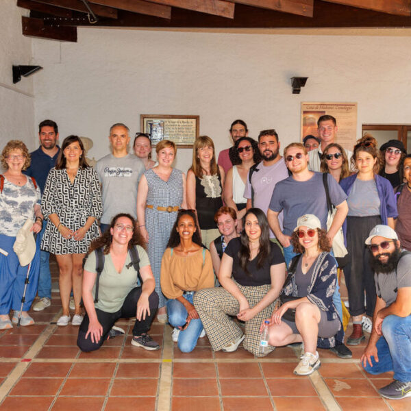 La nueva presidenta de la Asociación de Cervantistas, Ruth Fine, visita Argamasilla de Alba