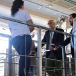 Una visita a la planta de procesado de Grupo IberoPistacho en Argamasilla de Alba realizó el alcalde de Manzanares