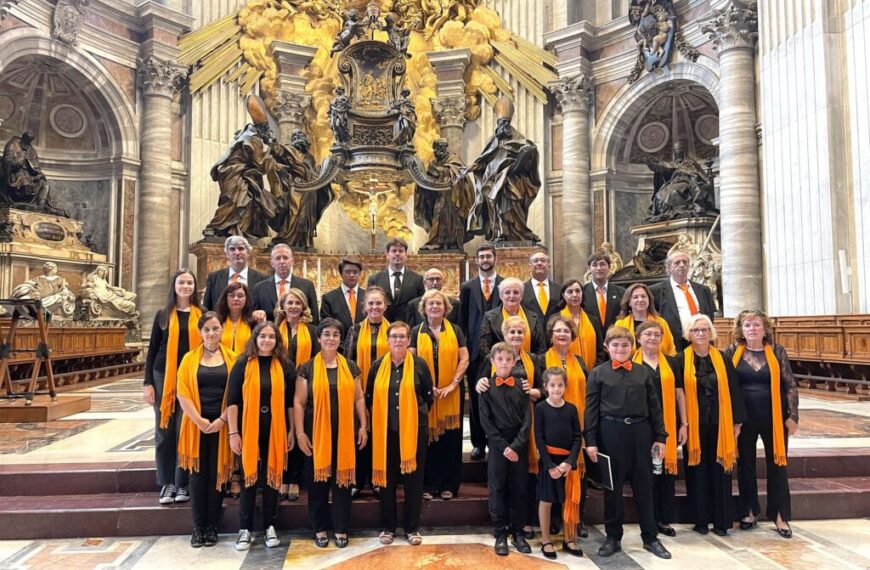 La Coral ‘Villa del Alba’ deslumbra con una actuación histórica en la Basílica de San Pedro del Vaticano