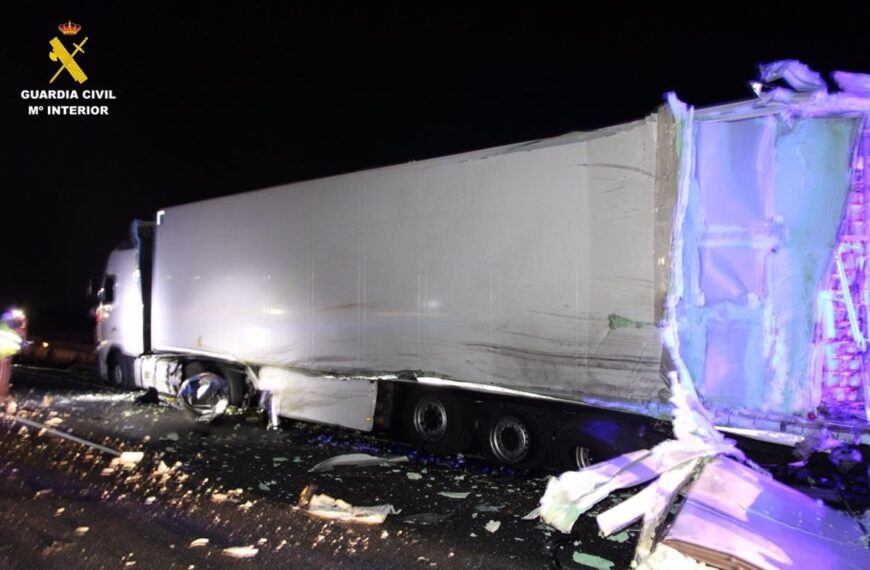 Detienen al conductor responsable de accidente mortal en la A-43 en Ciudad Real.