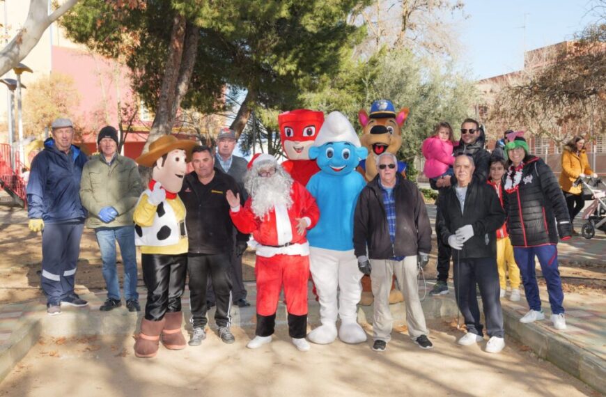 Papá Noel y sus amigos televisivos visitan Argamasilla de Alba