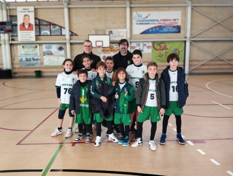 Buen fin de semana para los equipos de la Escuela de Baloncesto de Criptana