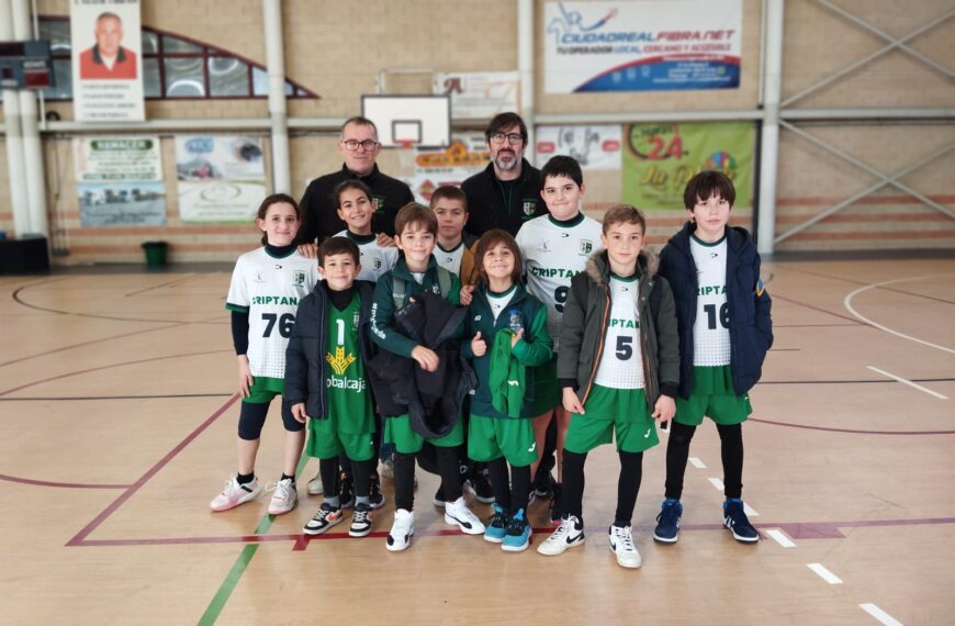 Buen fin de semana para los equipos de la Escuela de Baloncesto de Criptana
