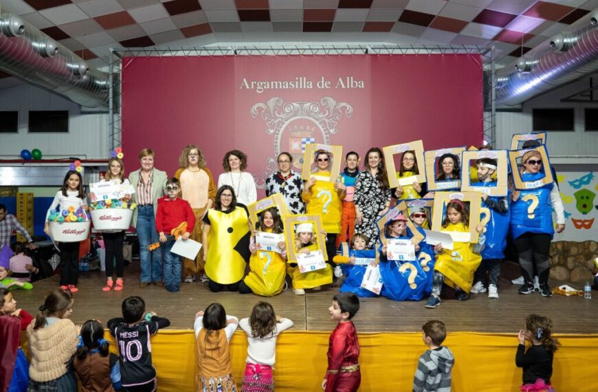 Más de 150 niños disfrutaron de la Fiesta de Disfraces Infantil del Carnaval de Argamasilla de Alba