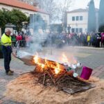Argamasilla de Alba dice adiós al Carnaval con la emotiva incineración de la sardina Valentina