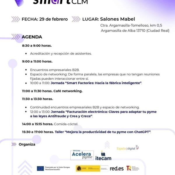 Itecam organiza el evento B2B Smart CLM en Argamasilla de Alba para impulsar la digitalización de las pymes de la provincia