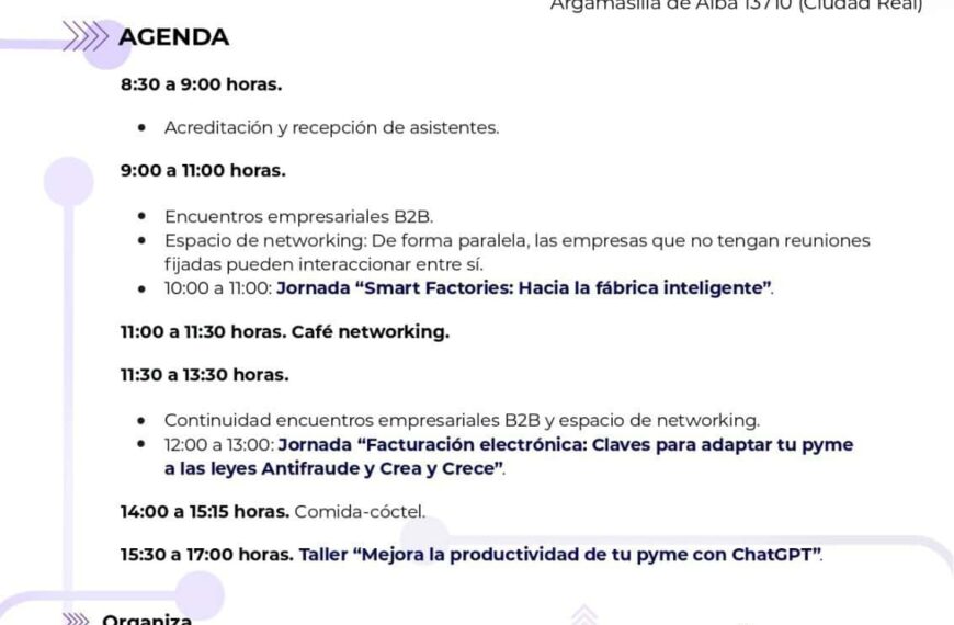 Itecam organiza el evento B2B Smart CLM en Argamasilla de Alba para impulsar la digitalización de las pymes de la provincia