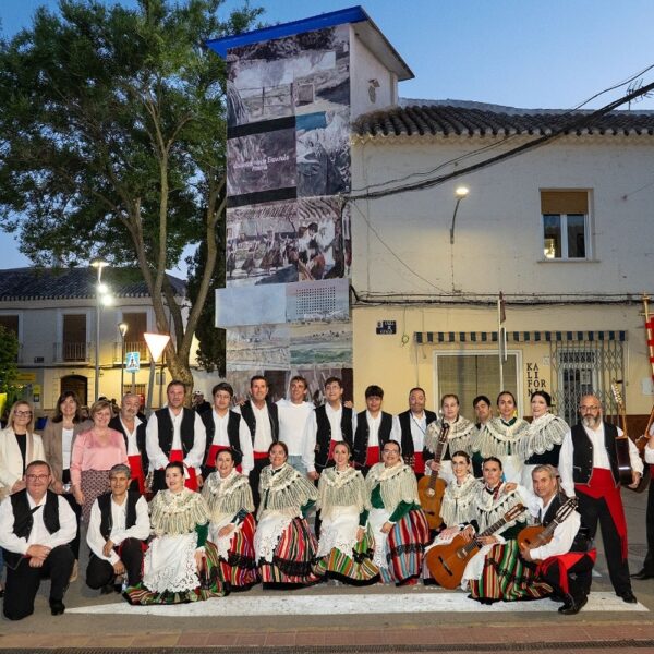 Presentado en Argamasilla de Alba el mural Guadiana basado en una serie de TVE sobre los ríos de España emitida en 1974-1975