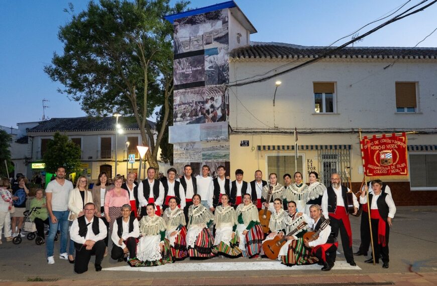 Presentado en Argamasilla de Alba el mural Guadiana basado en una serie de TVE sobre los ríos de España emitida en 1974-1975