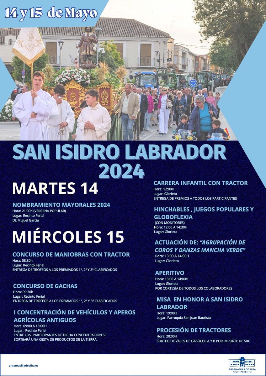 Argamasilla de Alba celebra las fiestas de San Isidro Labrador 2024 con una amplia programación 1 previa san isidro argamasilla de alba - Argamasilla de Alba celebra las fiestas de San Isidro Labrador 2024 con una amplia programación